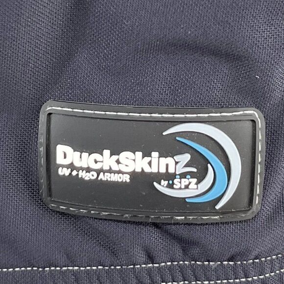 DuckSkinz UV + H2O Armor by SPZ Black Lightweight Zip-Front Jacket Men's XL - Picture 4 of 11